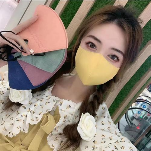 莫兰迪3D立体彩色口罩 夏季高颜值与透气兼得的防护新选择